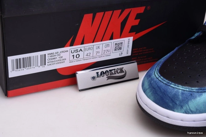 HYPE Air OG 1 Tie-Dye High CD0461-100 Jordan 0822